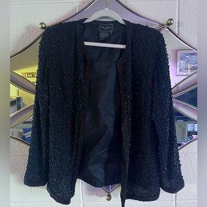 Vintage Côte d’Azur Beaded Silk Evening Jacket